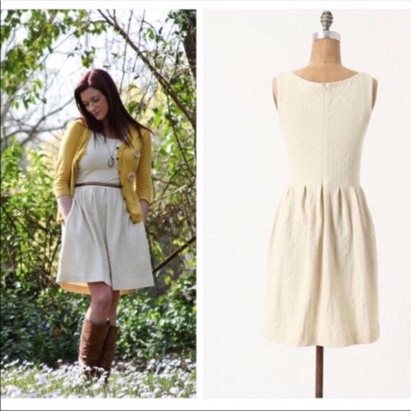 Anthropologie Dresses & Skirts - Anthropologie Deletta Torchon Dress Ponte Embossed